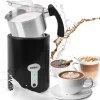 MF500 BK Mousseur à lait électrique 550W Mousse chaude ou froide Lait chaud Pot en inox Capacité 500 ml Café latte Duronic