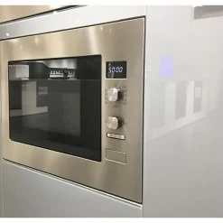 Micro ondes combiné encastrable CONTINENTAL EDISON CEMOC34IXE L59,5 x H46 x P46,8 cm Inox 34L