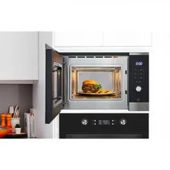 Micro ondes grill encastrable CONTINENTAL EDISON CEMO25GINE Noir Inox L59,5 x H38,8 x P40,1 cm 25L