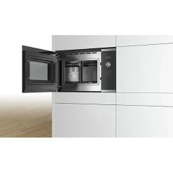 Micro-ondes encastrable - BOSCH Série 6 - BFL554MS0 - Noir / Inox - 59,4 x 38,8 x 38,3 cm