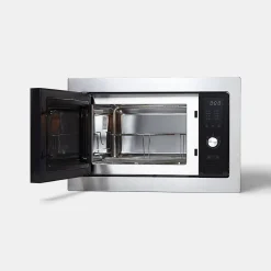 Micro-ondes encastrable Cooke & Lewis CLBIMW25LEU 25L en inox noir
