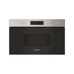 Micro-ondes encastrable, inox, solo, 22 L, plateau 25 cm, décongélation INDESIT - IMK11X