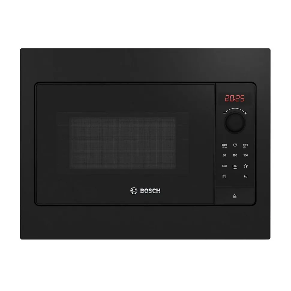 Micro-ondes encastrable 20l 1270w noir Bosch BFL523MB4 série 4