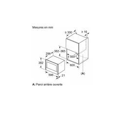 Micro-ondes encastrable 21l 900w inox Neff NR4WR21N1