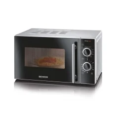 Micro-ondes gril 20l 700w argent/noir Severin MW7771