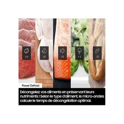 Micro-ondes gril 32l 1400w inox noir Samsung MG32DG4524CGE