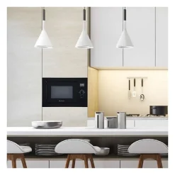 Micro-ondes grill encastrable CONTINENTAL EDISON CEMO25GEB2 Noir L59,5 x H38,8 x P40 cm 25L