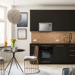 Micro-ondes grill encastrable CONTINENTAL EDISON CEMO25GE2 Silver L59,5 x H38,8 x P40 cm 25L