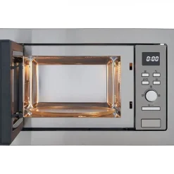 Micro-ondes grill encastrable CONTINENTAL EDISON CEMO25GE2 Silver L59,5 x H38,8 x P40 cm 25L