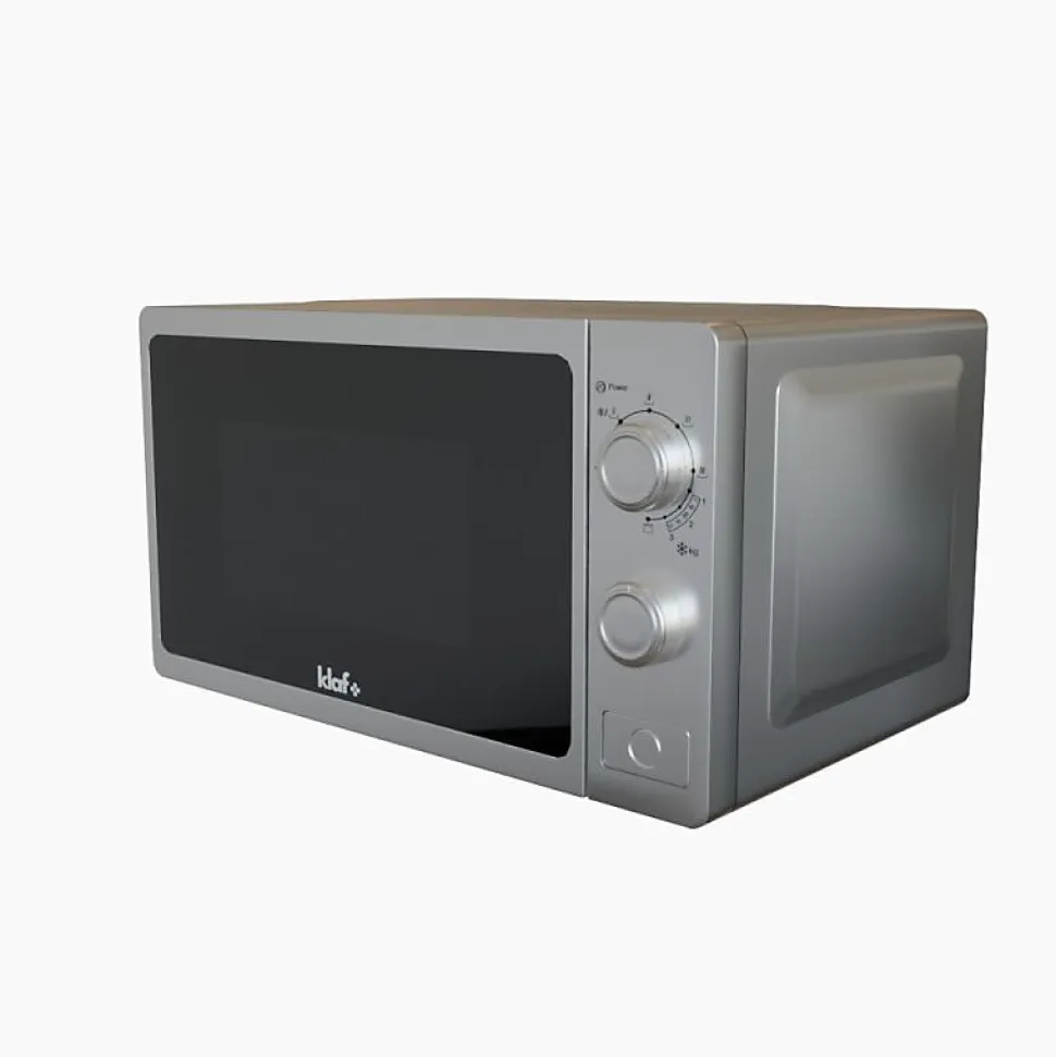 Micro-ondes grill pose libre 20L - KLAF - Gris silver