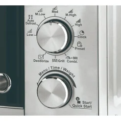 Micro-ondes 20L avec gril 700W Argenté Royalty Line RLMWO3805