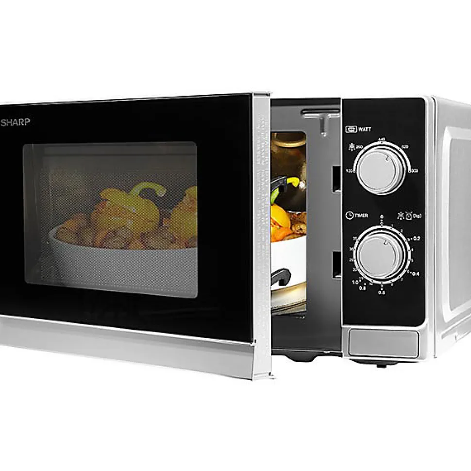 Micro-ondes 20l 800w silver Sharp R200INW