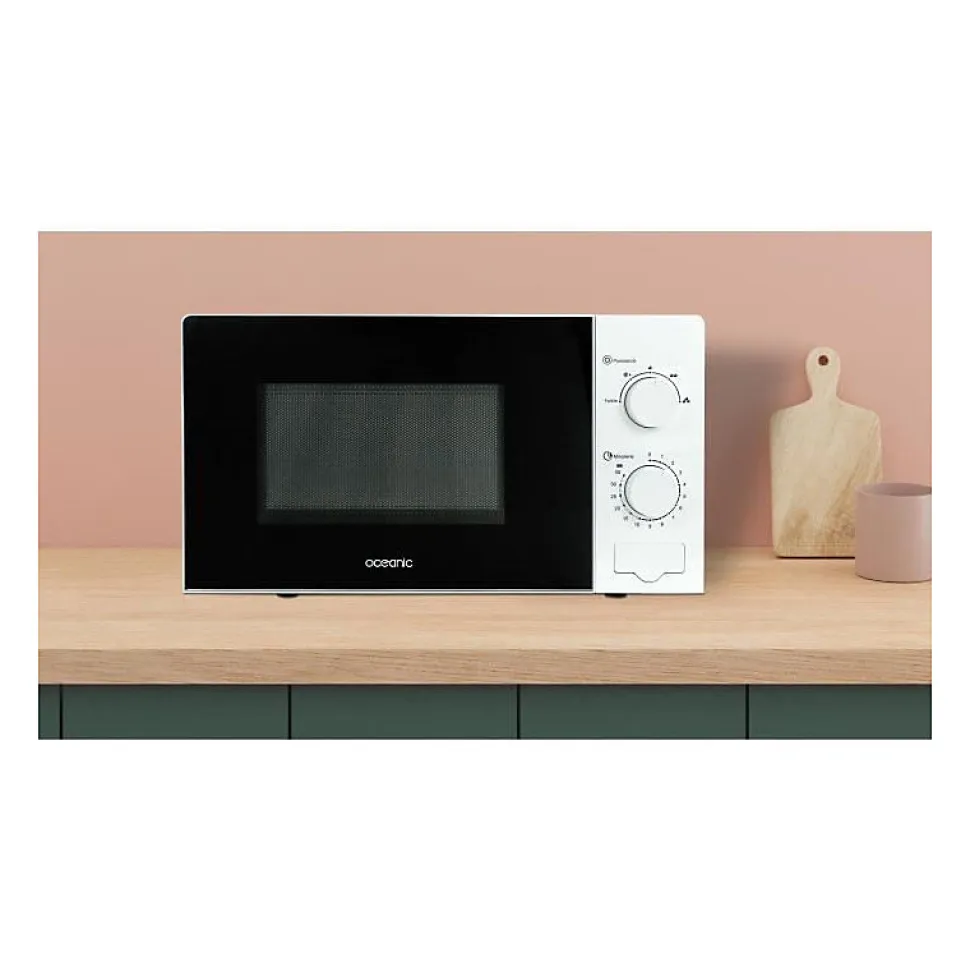 Micro-ondes OCEANIC MO20W11 Blanc 45,4 x H26,1 x P32,6 cm - 20L