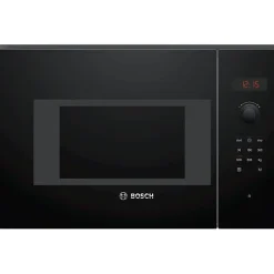 Micro-ondes simple encastrable -BOSCH SER4 - BFL523MB1F - Noir - 7 programmes auto - 38,2 x 59,4 x 31,7 cm