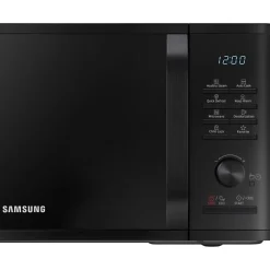 Micro-ondes solo - SAMSUNG - MS23K3555E - Noir - 23L - Contrôle électronique + bouton - Fonction maintien au chaud