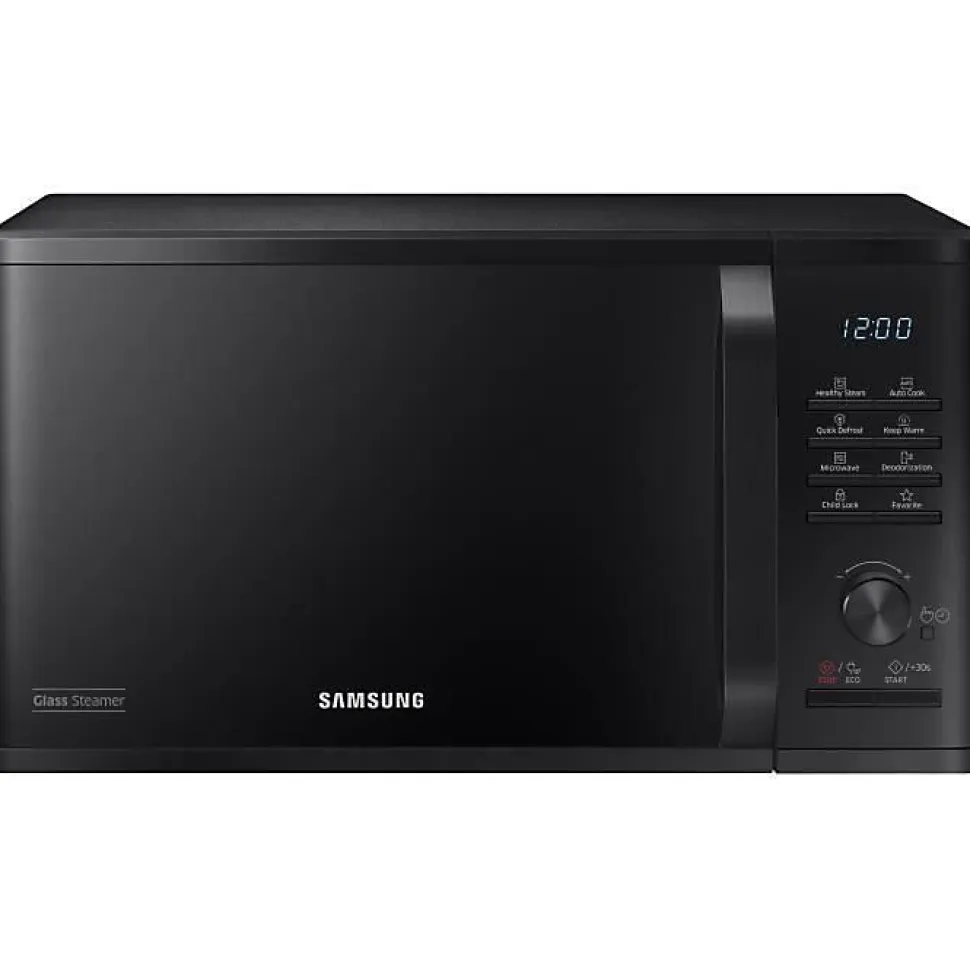Micro-ondes solo - SAMSUNG - MS23K3555E - Noir - 23L - Contrôle électronique + bouton - Fonction maintien au chaud