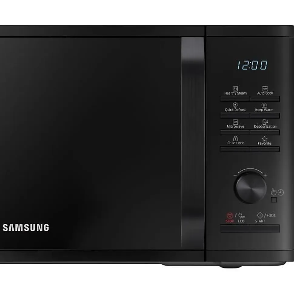 Micro-ondes solo - SAMSUNG - MS23K3555E - Noir - 23L - Contrôle électronique + bouton - Fonction maintien au chaud