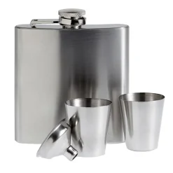 MidOcean - Ensemble Flasque SLIMMY FLASK Matt Silver (Taille unique)