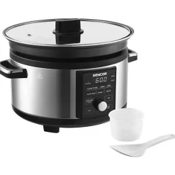 Mijoteuse - SENCOR - SPR 5520SS - 5,5 L - Gris / Noir
