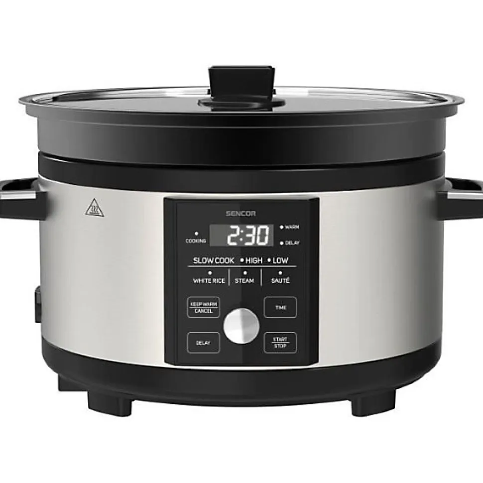 Mijoteuse - SENCOR - SPR 5520SS - 5,5 L - Gris / Noir