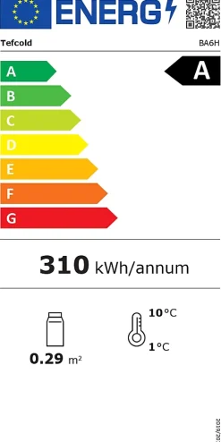 Mini Armoire à Boissons Réfrigérée BA6H Econome - 92 Litres - TEFCOLD