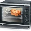 Mini four à chaleur tournante SEVERIN TO2056 - 30 L - 1600 W - Noir et argent
