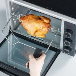 Mini four à chaleur tournante SEVERIN TO2056 - 30 L - 1600 W - Noir et argent