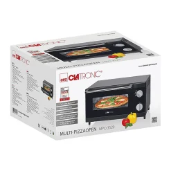 Mini four à pizza 12L Clatronic MPO 3520 Noir