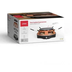 Mini four à pizza 1200w marron Livoo DOC304