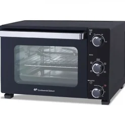 Mini Four Electrique CONTINENTAL EDISON CEMF35B4 - 35L noir - 1500W - Rotissoire, Convection naturelle