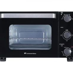 Mini Four Electrique CONTINENTAL EDISON CEMF22B - 22L noir - 1300W - Rotissoire, Convection naturelle
