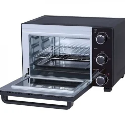 Mini Four Electrique CONTINENTAL EDISON CEMF22B - 22L noir - 1300W - Rotissoire, Convection naturelle