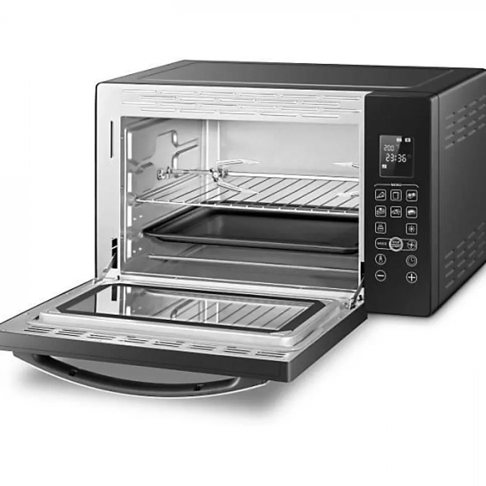 Mini Four Electrique CONTINENTAL EDISON CEMF38DIG - 38L noir - 1600W - Rotissoire, Convection naturelle