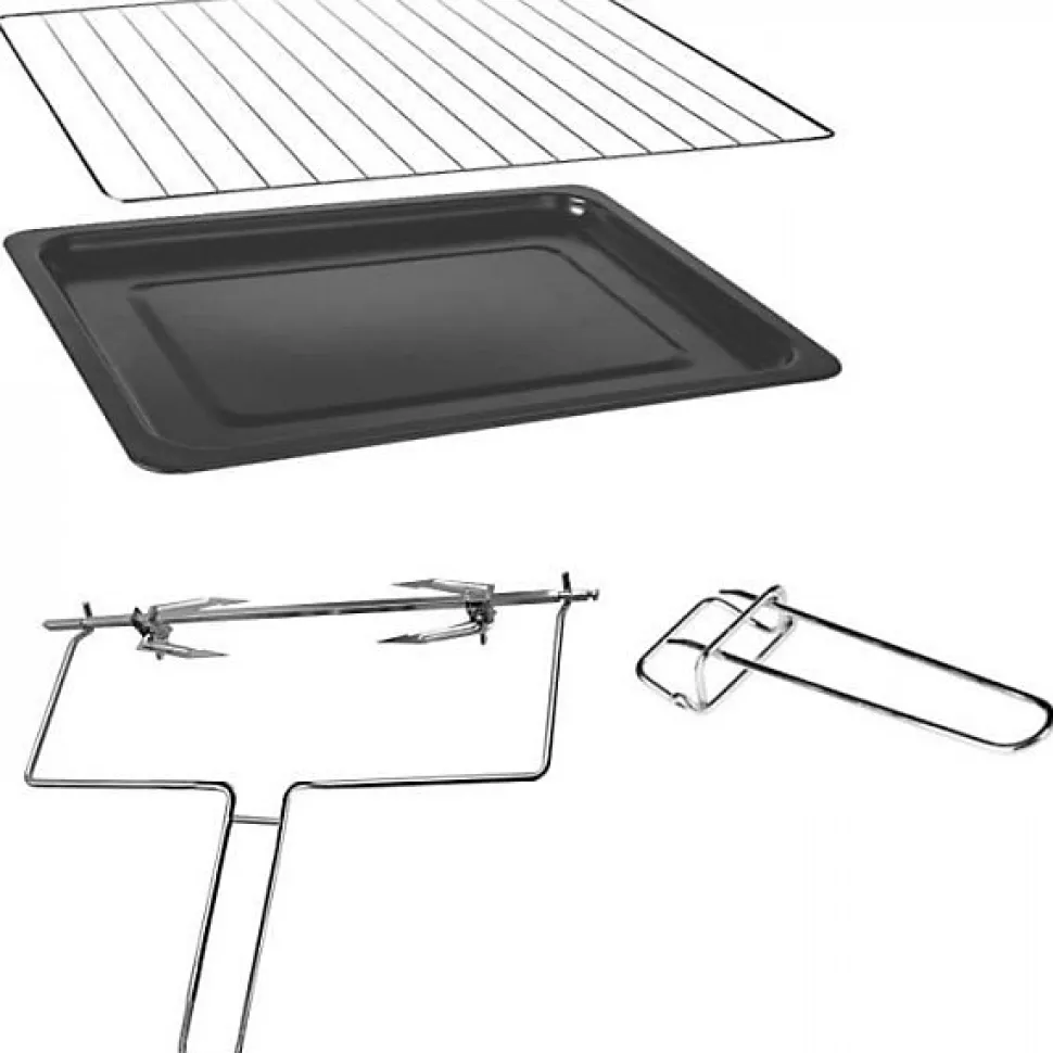 Mini Four Electrique CONTINENTAL EDISON CEMF38DIG - 38L noir - 1600W - Rotissoire, Convection naturelle