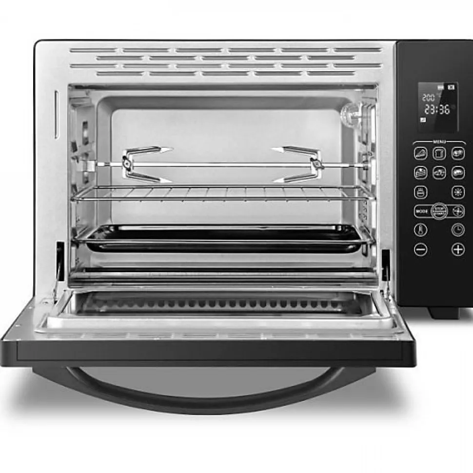 Mini Four Electrique CONTINENTAL EDISON CEMF38DIG - 38L noir - 1600W - Rotissoire, Convection naturelle