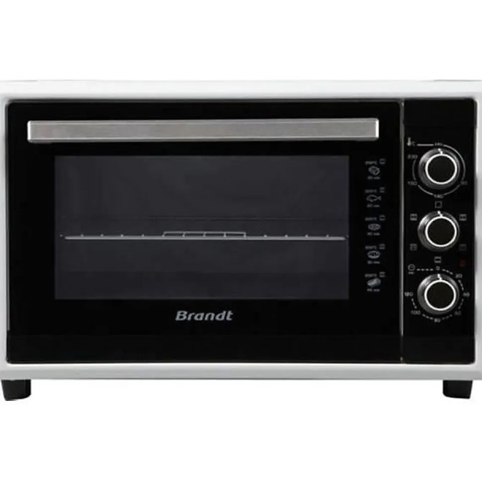 Mini four multifonction - BRANDT - FC4200MW - 1800W - 42 L - Blanc - 5 modes de cuisson