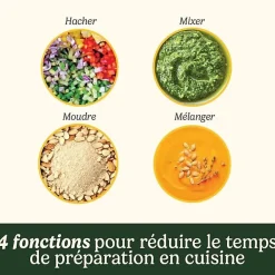 Mini hachoir 0.9l 250w Cuisinart ECH4E