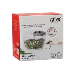 Mini hachoir manuelà fil Blanc - 5Five
