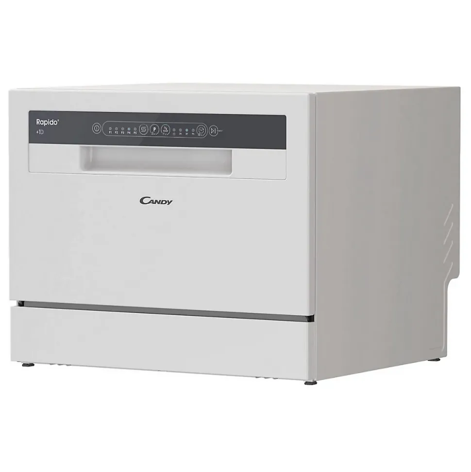 Mini lave-vaisselle compact 6 couverts 51db Candy CP6E51LW