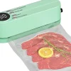 Mini machine à emballer sous vide portable verte, batterie