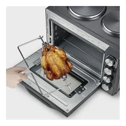 Mini-four électrique - SEVERIN - 30 L - 1500W - 2 plaques de cuisson - Noir - 2074