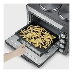 Mini-four électrique - SEVERIN - 30 L - 1500W - 2 plaques de cuisson - Noir - 2074