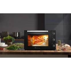 Minifour électrique -Chaleur tournante- CONTINENTAL EDISON - CEMF80B - Noir - L68 x H42,8 x P 48 cm