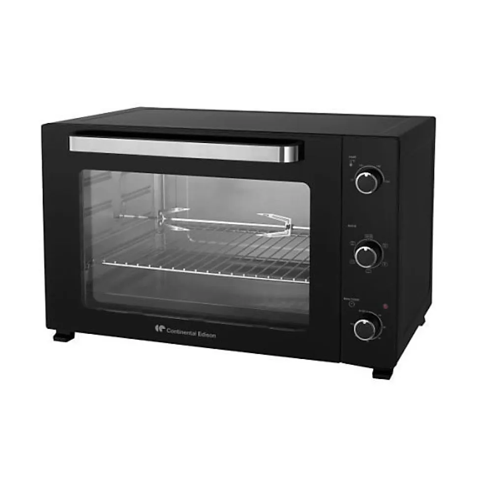 Minifour électrique -Chaleur tournante- CONTINENTAL EDISON - CEMF80B - Noir - L68 x H42,8 x P 48 cm