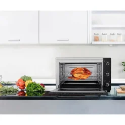 Minifour électrique -Chaleur tournante- CONTINENTAL EDISON - CEMF80B - Noir - L68 x H42,8 x P 48 cm