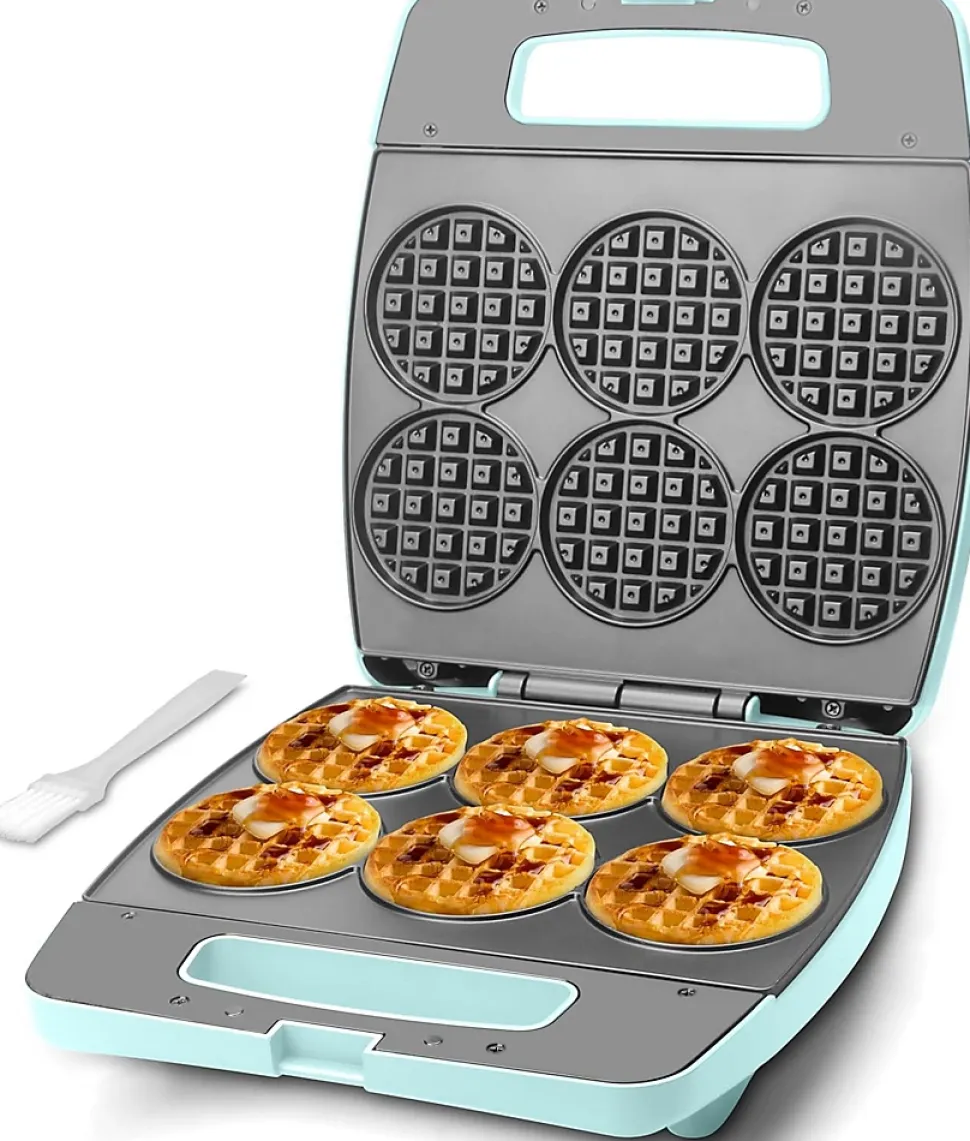 Mini-Gaufrier Compact 750W, 8 Mini-Gaufres