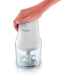 Mini-hachoir 0.7l 450w blanc Philips HR1393/00 daily