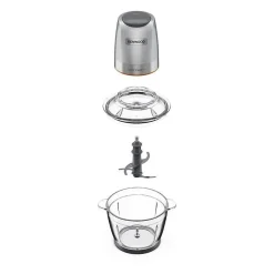 Mini-hachoir 1.2l 500w silver Kenwood CHP62400SI easychop+
