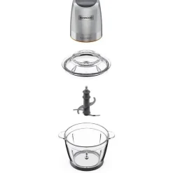 Mini-hachoir 1.2l 500w silver Kenwood CHP62400SI easychop+