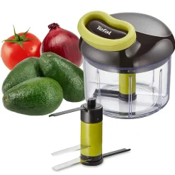 Mini-hachoir manuel 900ml multicolore Tefal K1320404 5 secondes